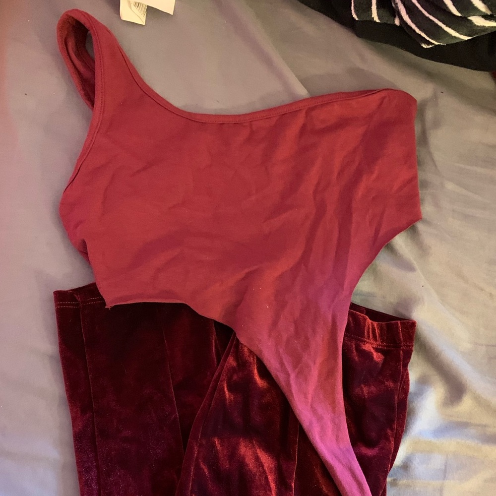 Kim Kardashian inspired two piece! Velvet pants